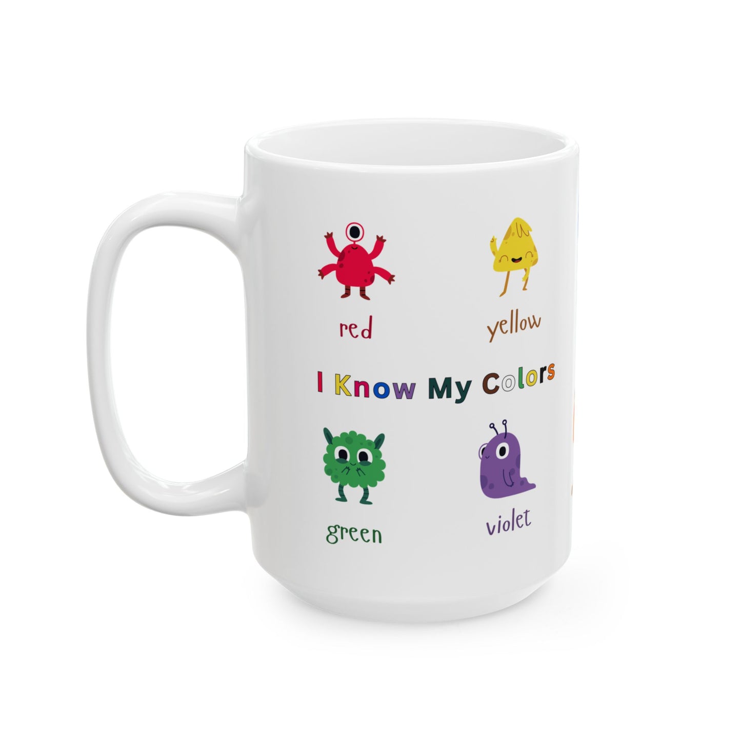 Colors Learning Mug for Kids (11oz, 15oz)