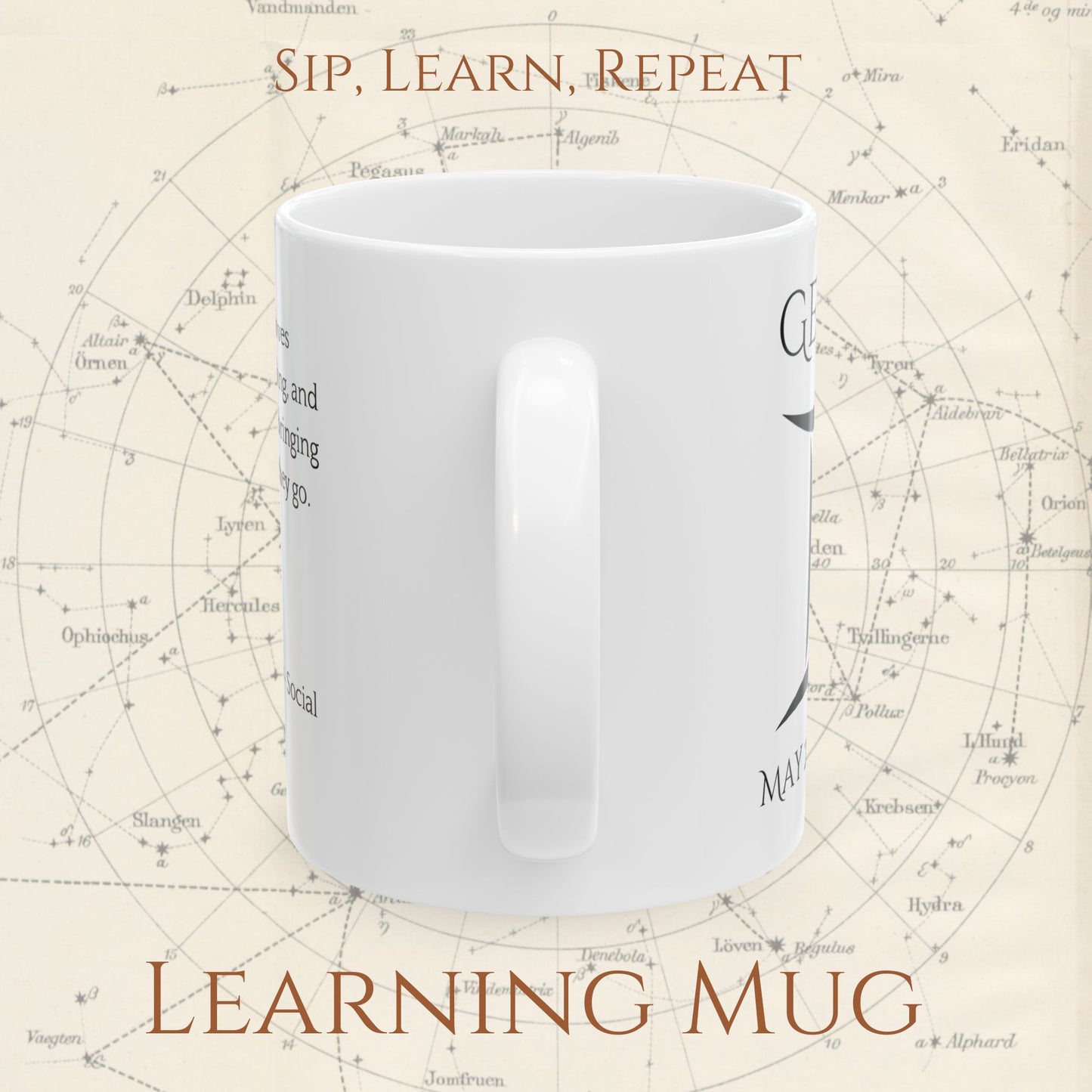 Gemini Zodiac Mug – Astrology Constellation & Personality Traits