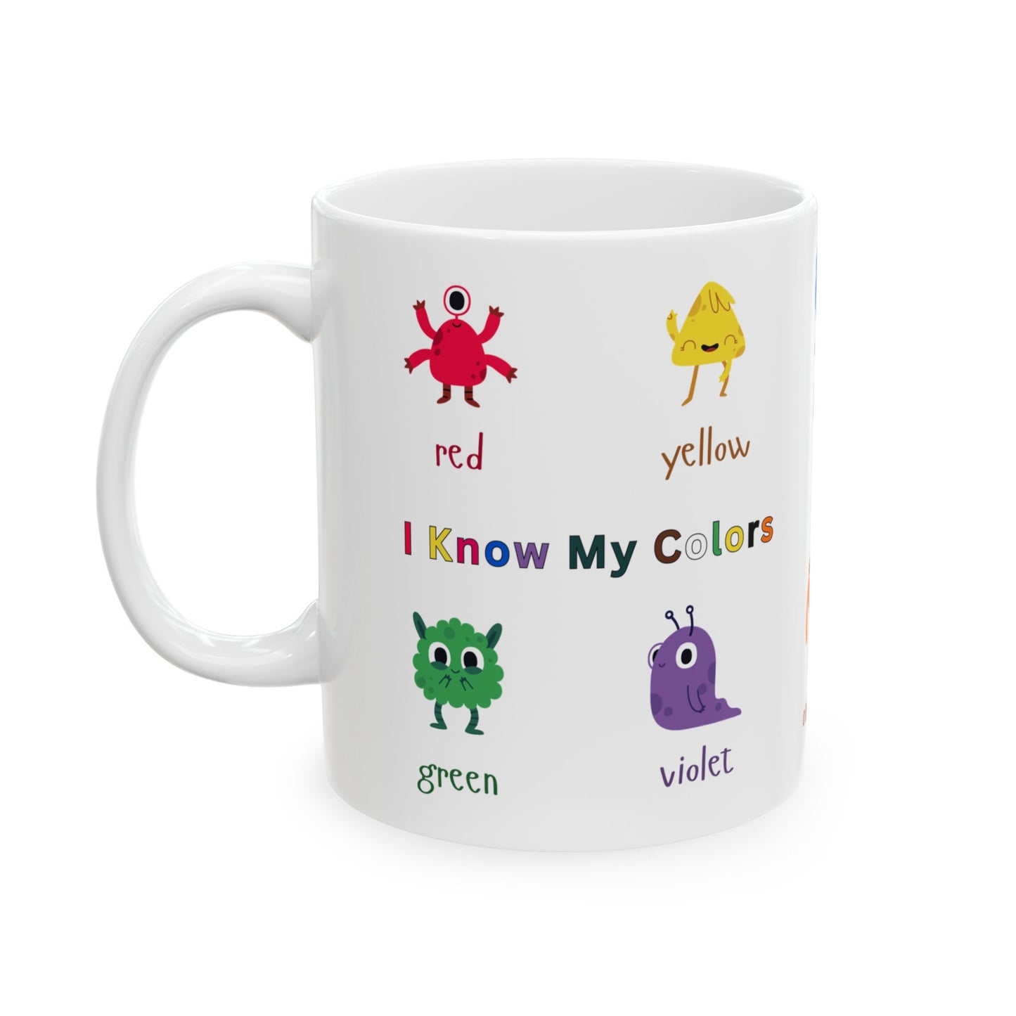 Colors Learning Mug for Kids (11oz, 15oz)