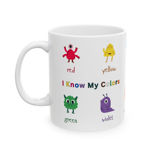 Colors Learning Mug for Kids (11oz, 15oz)