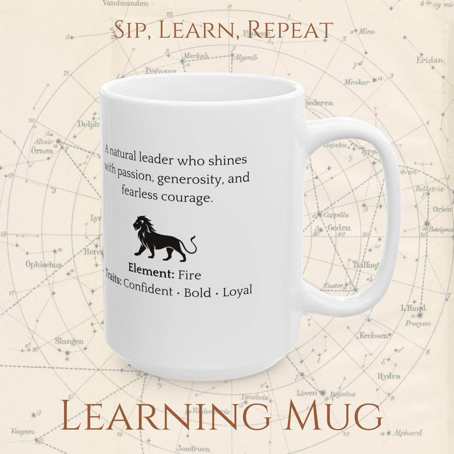Leo Zodiac Mug – Astrology Constellation & Personality Traits
