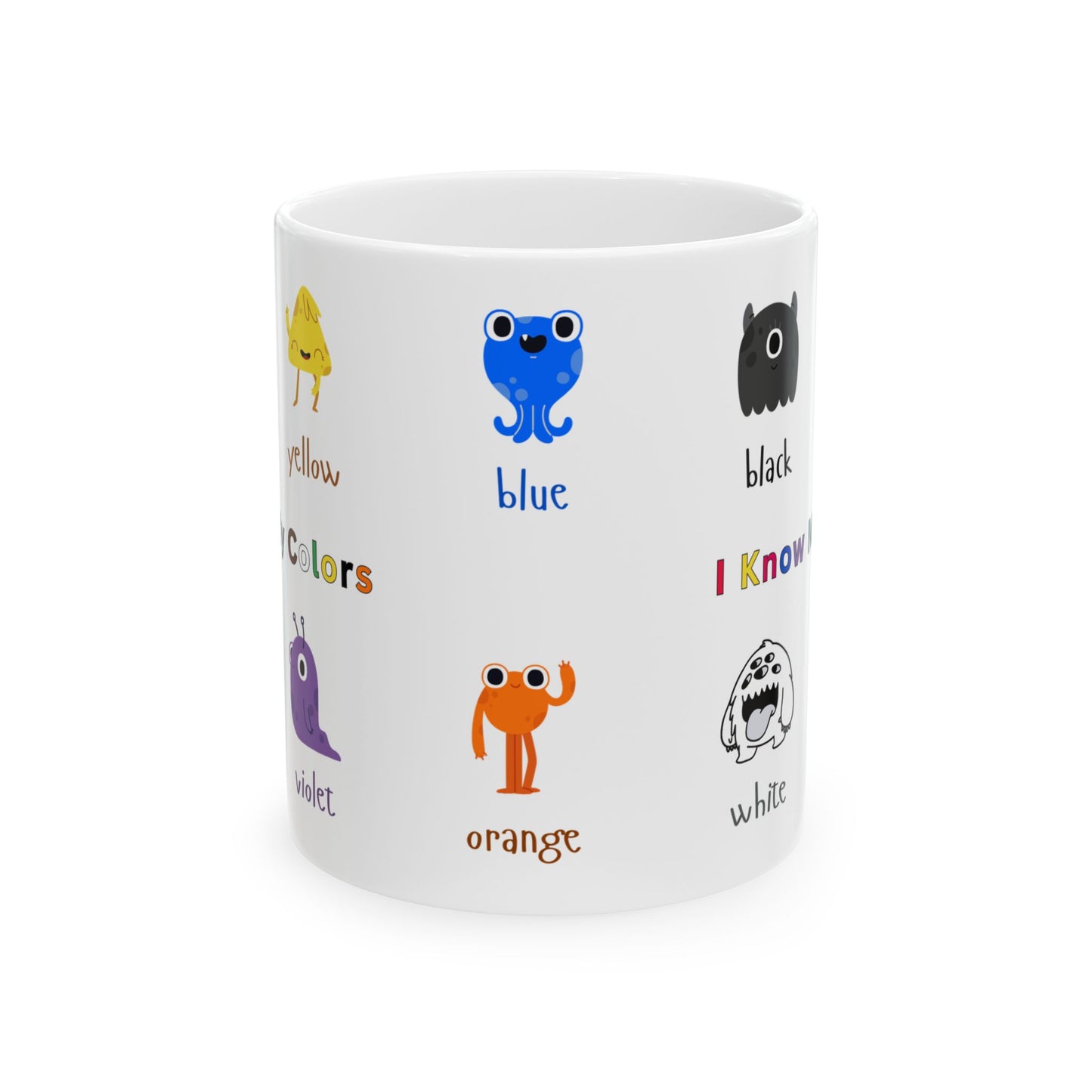 Colors Learning Mug for Kids (11oz, 15oz)