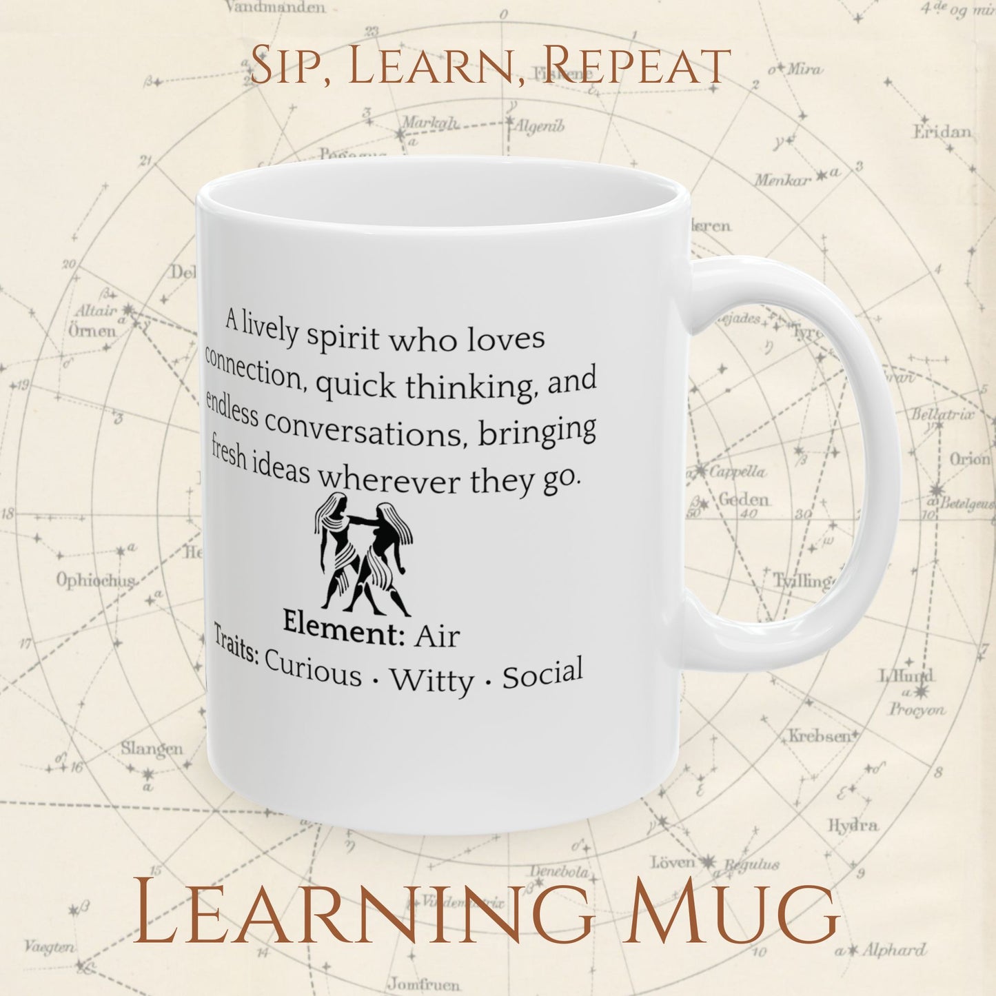 Gemini Zodiac Mug – Astrology Constellation & Personality Traits