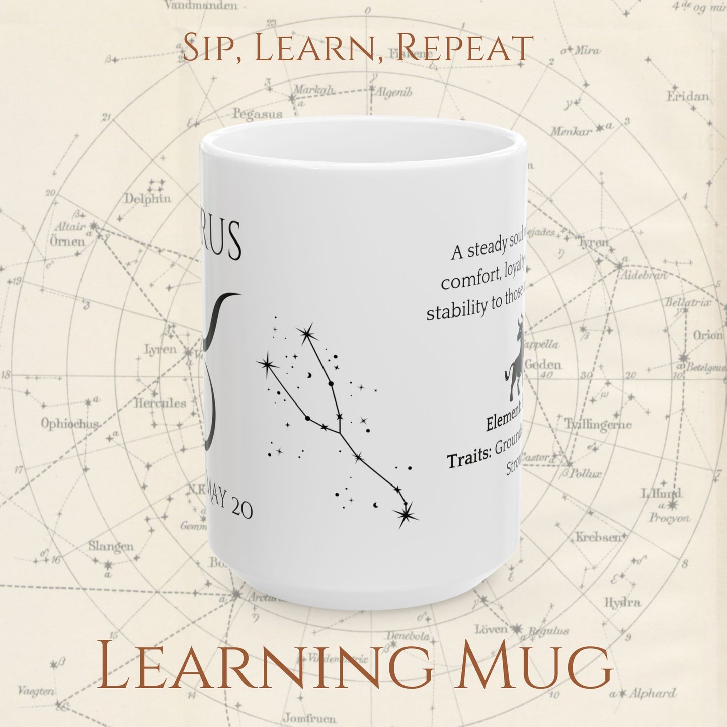 Taurus Zodiac Mug – Astrology Constellation & Personality Traits