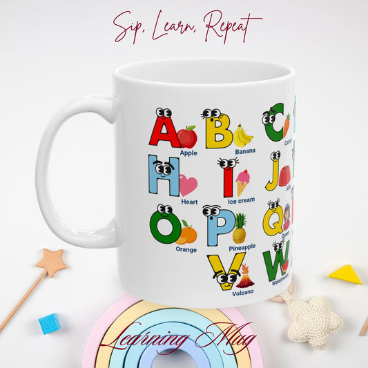 The Alphabet ABCs Ceramic Mug, 11oz