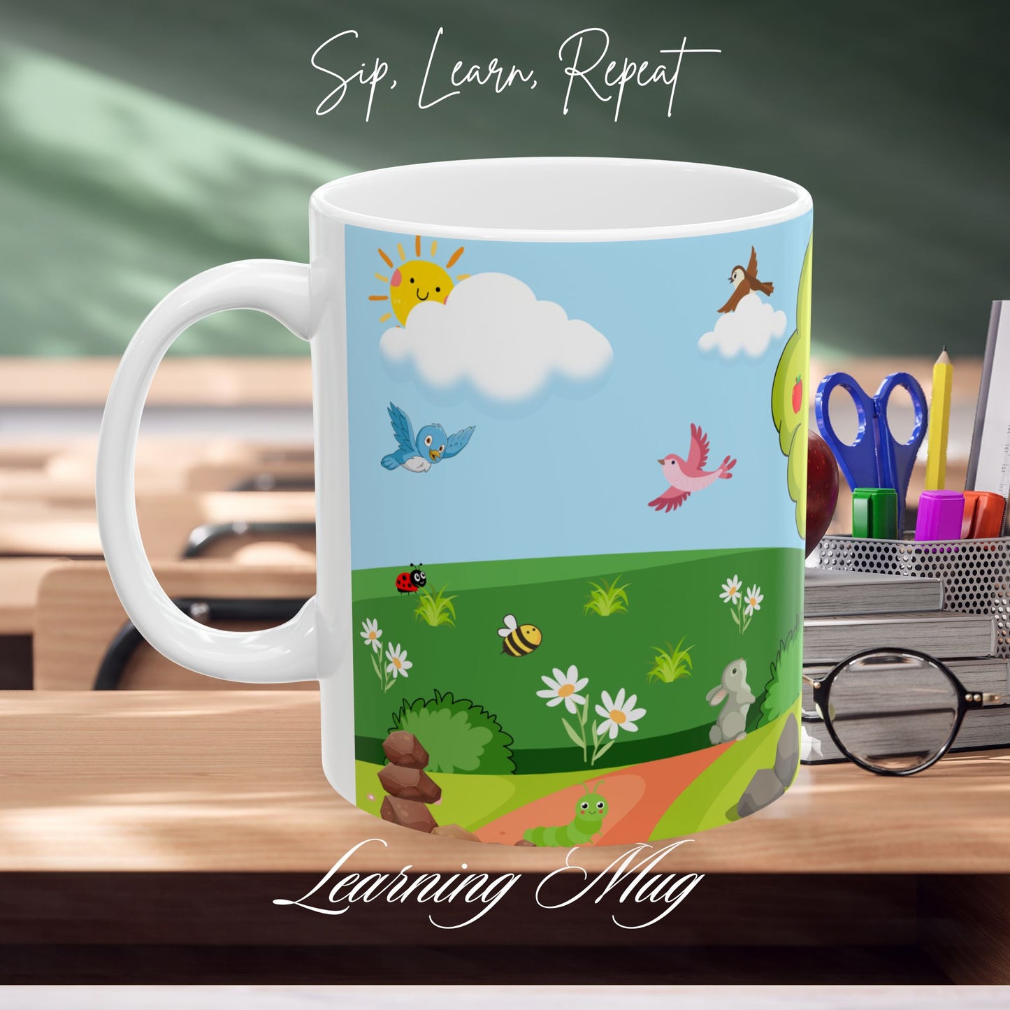 Counting Mug For Kids, (11oz, 15oz)