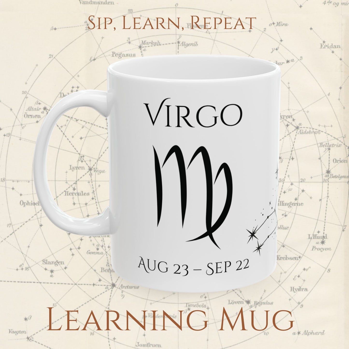 Virgo Zodiac Mug – Astrology Constellation & Personality Traits