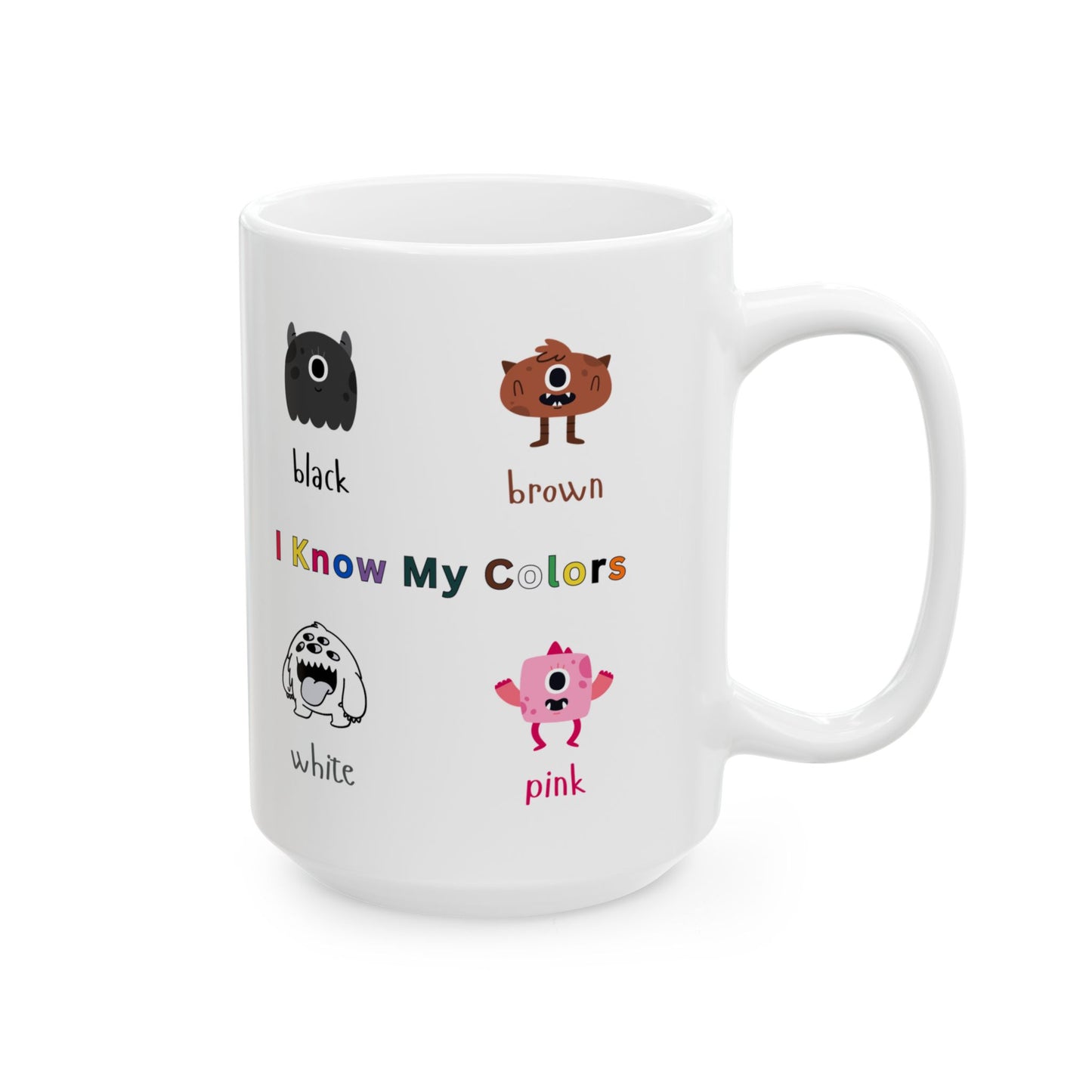 Colors Learning Mug for Kids (11oz, 15oz)