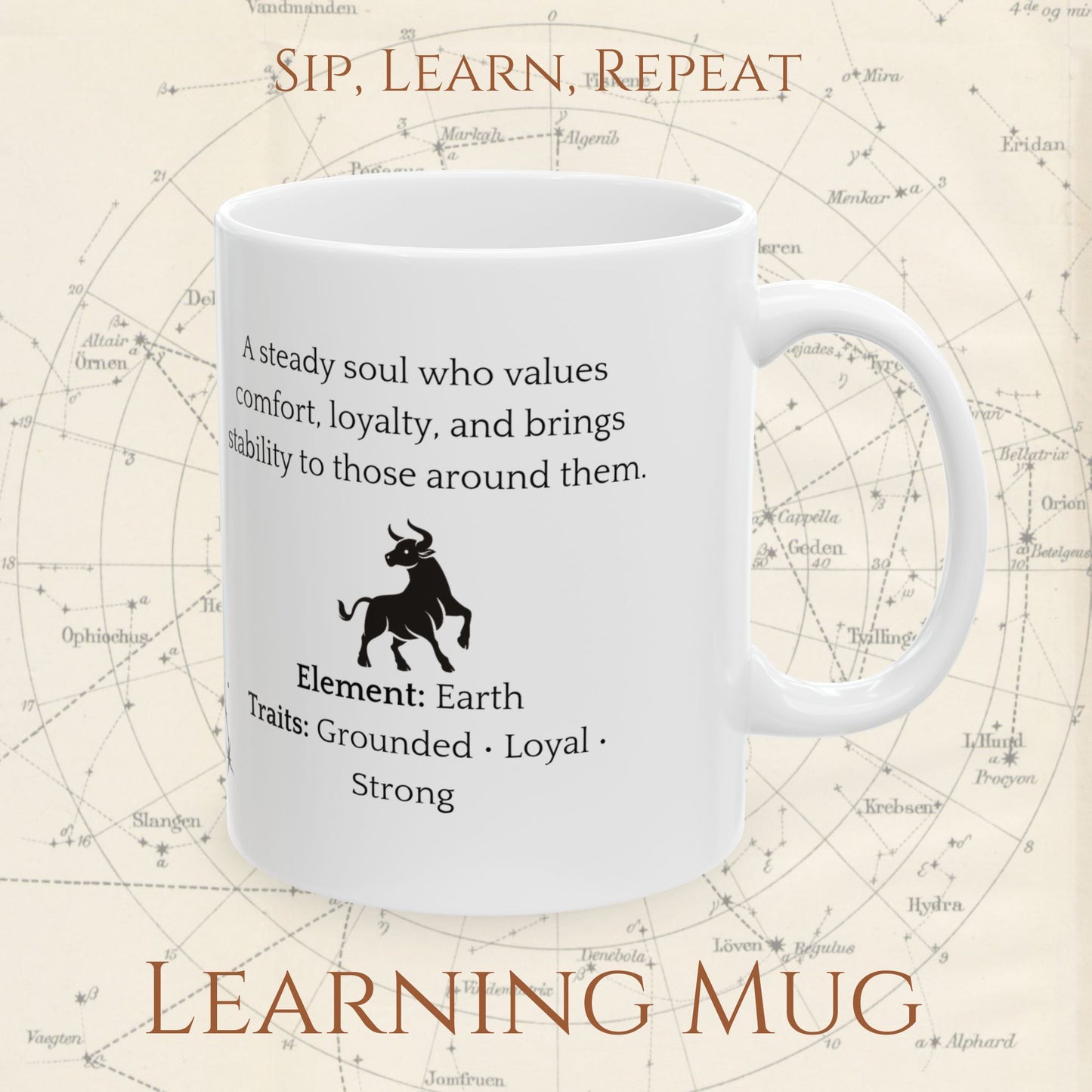 Taurus Zodiac Mug – Astrology Constellation & Personality Traits