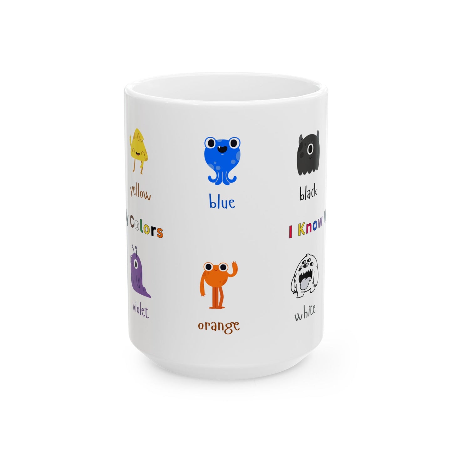 Colors Learning Mug for Kids (11oz, 15oz)