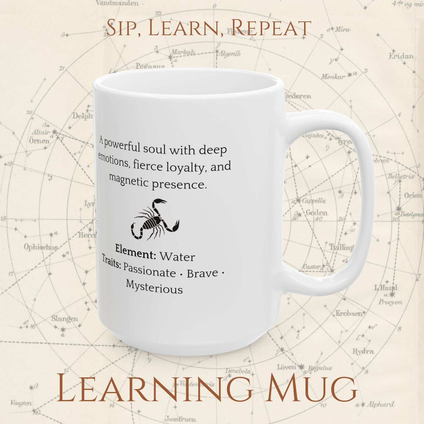 Scorpio Zodiac Mug – Astrology Constellation & Personality Traits