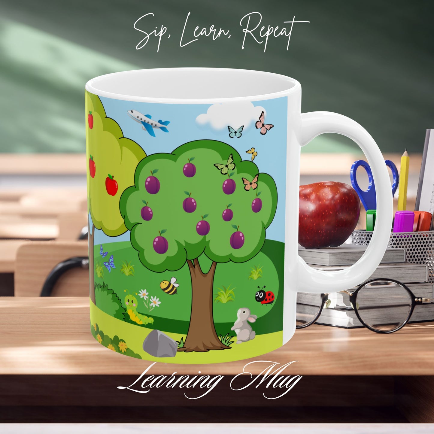 Counting Mug For Kids, (11oz, 15oz)