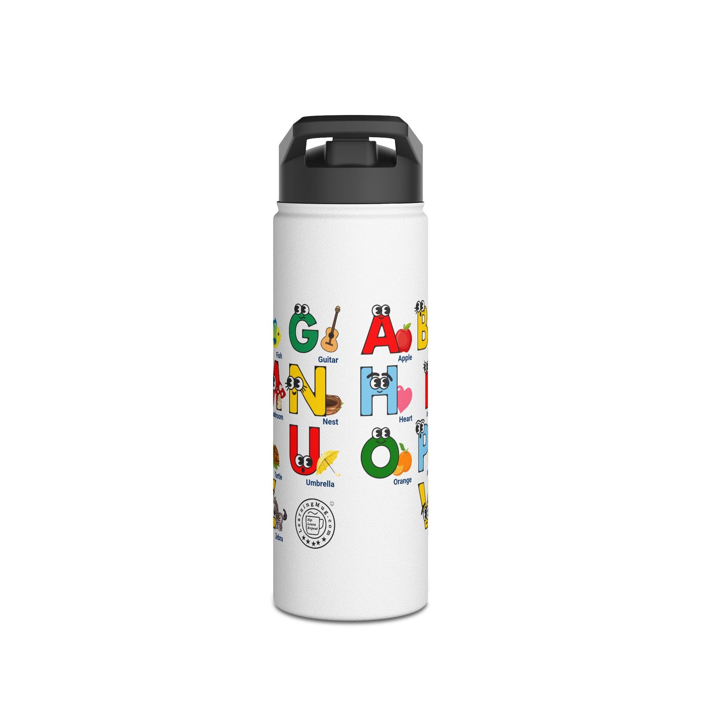 ABC Learning Water Bottle for Kids, Preschool Learning
