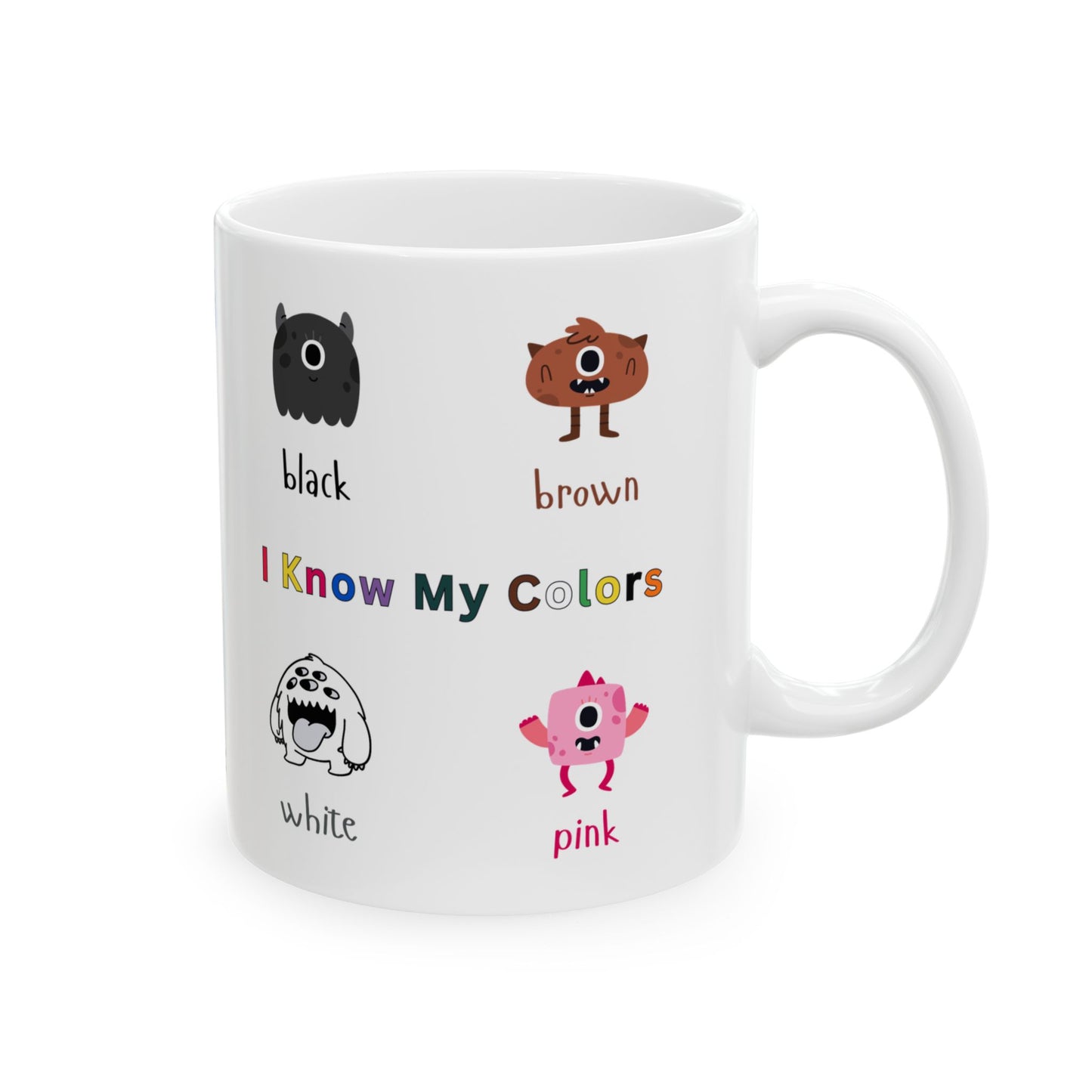 Colors Learning Mug for Kids (11oz, 15oz)