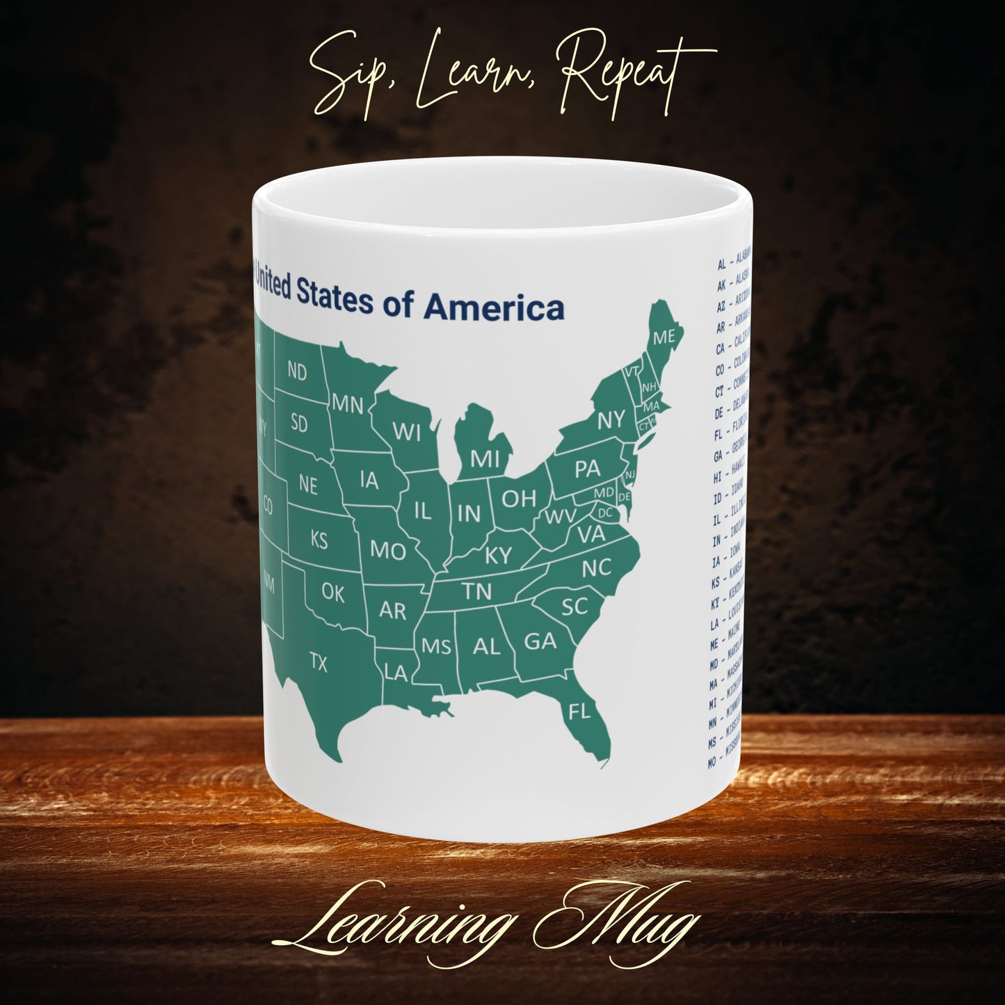 The United States of America Ceramic Mug, 11oz