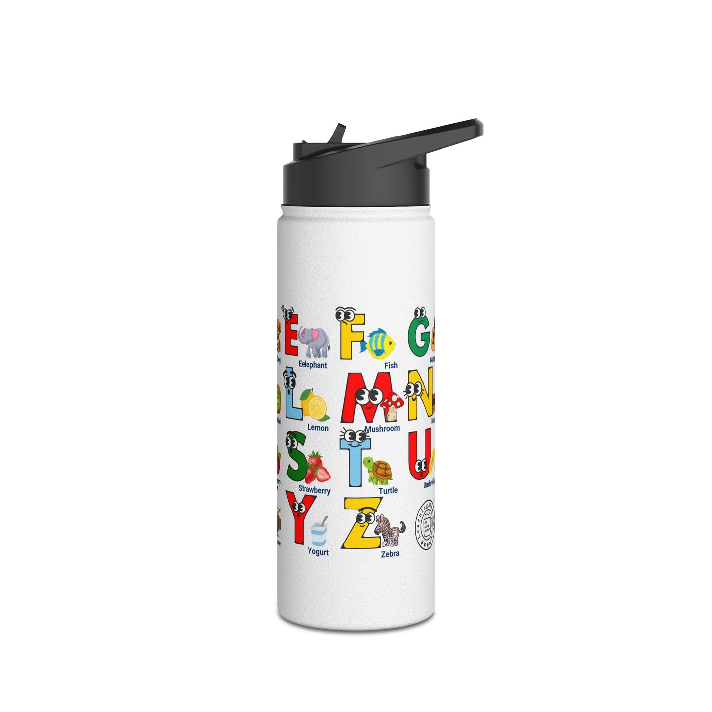 ABC Learning Water Bottle for Kids, Preschool Learning