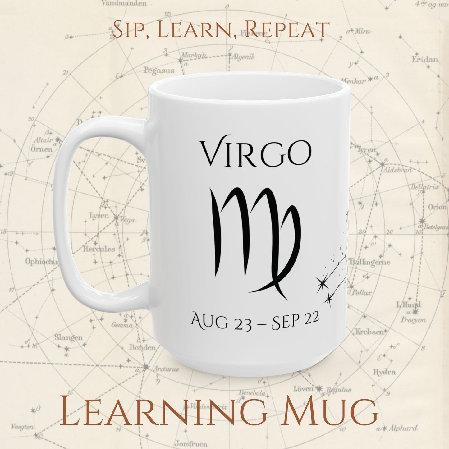 Virgo Zodiac Mug – Astrology Constellation & Personality Traits