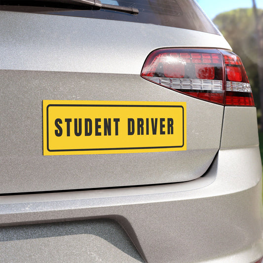 Student Driver Magnet Sign 10x3 Inch