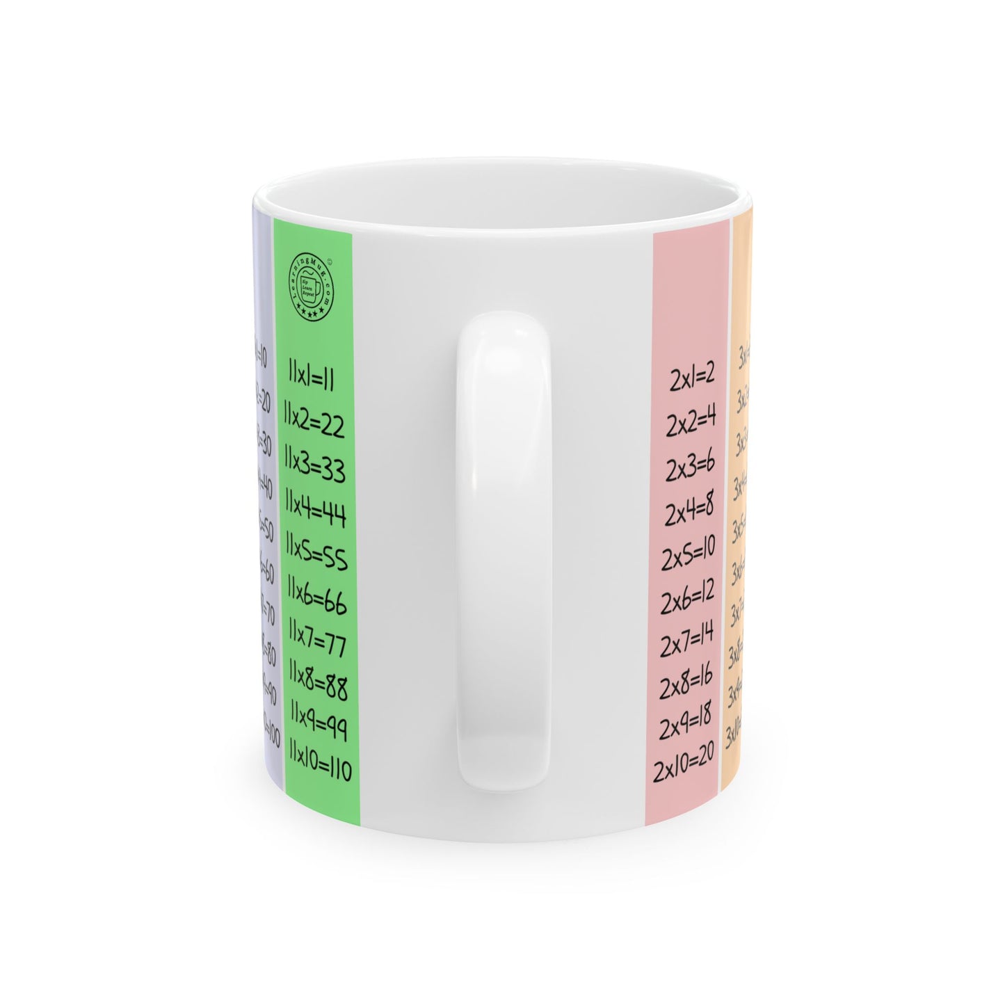 Multiplication Table Learning Mug. 11oz