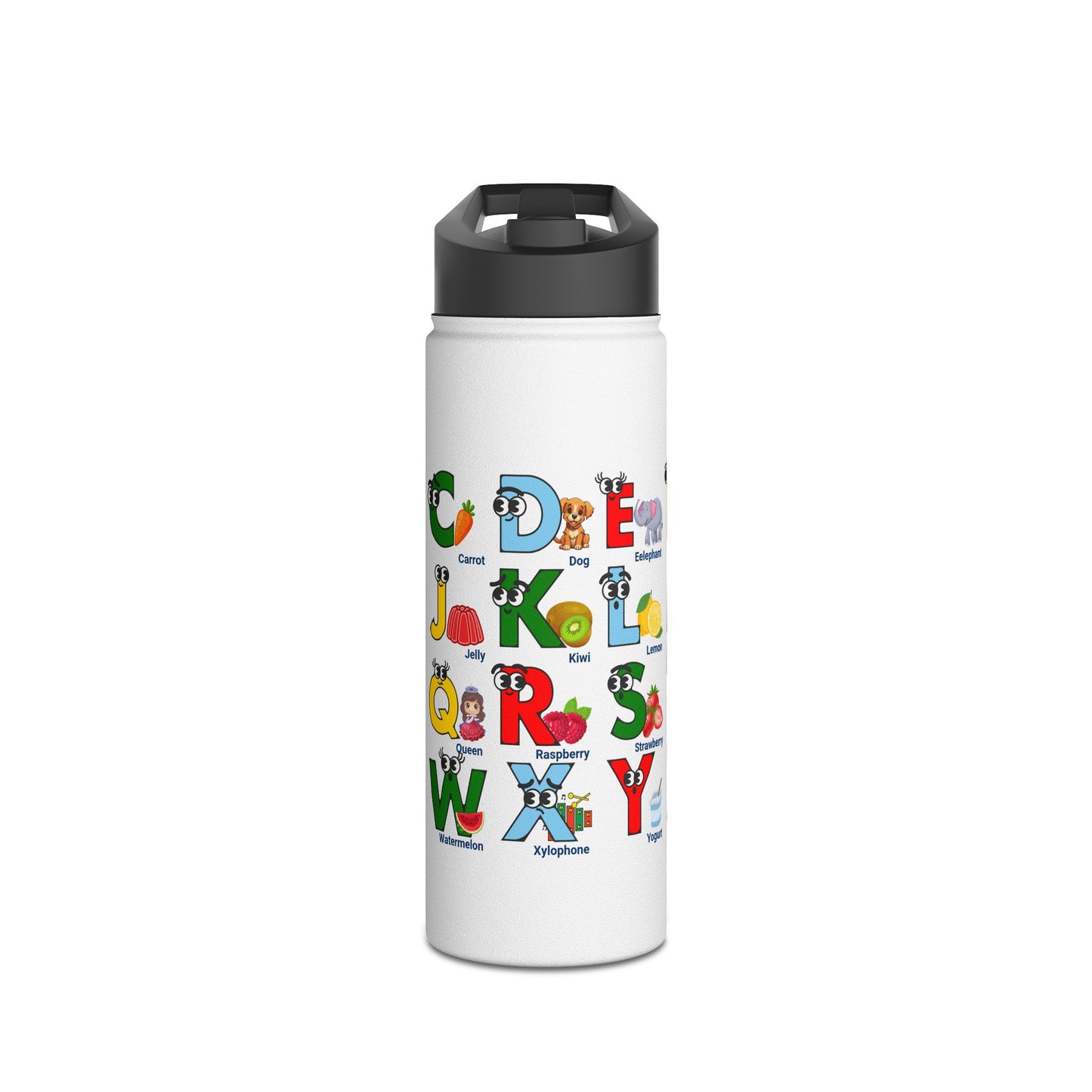 ABC Learning Water Bottle for Kids, Preschool Learning