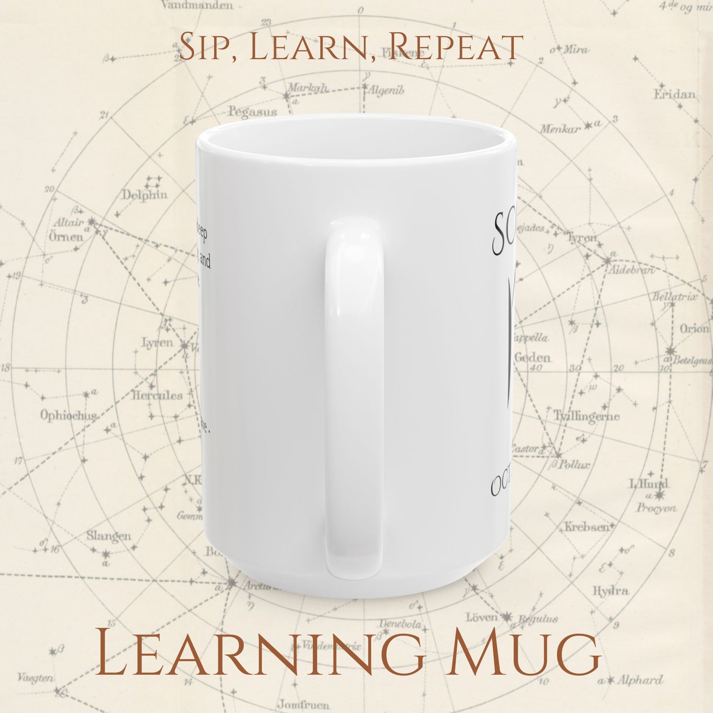 Scorpio Zodiac Mug – Astrology Constellation & Personality Traits