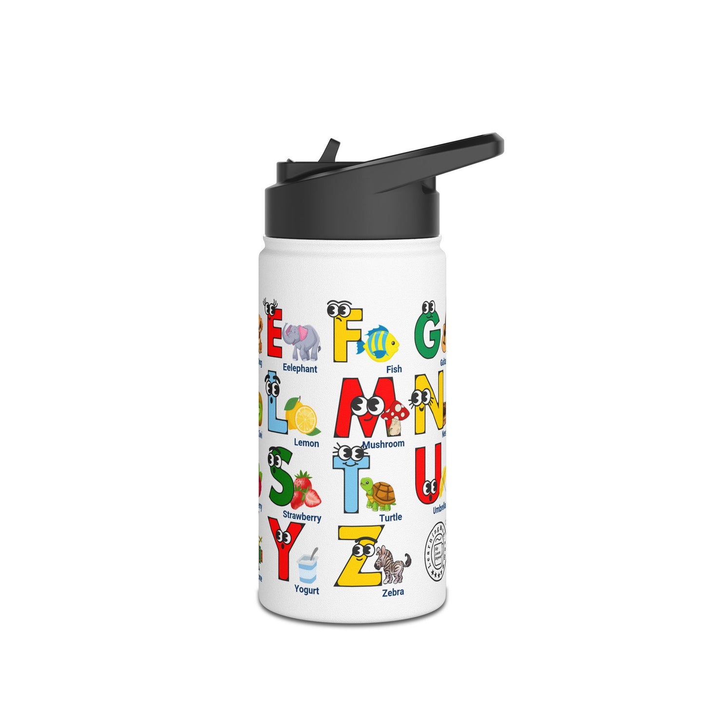 ABC Learning Water Bottle for Kids, Preschool Learning
