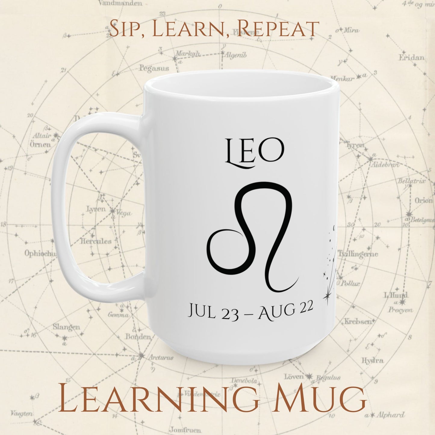 Leo Zodiac Mug – Astrology Constellation & Personality Traits