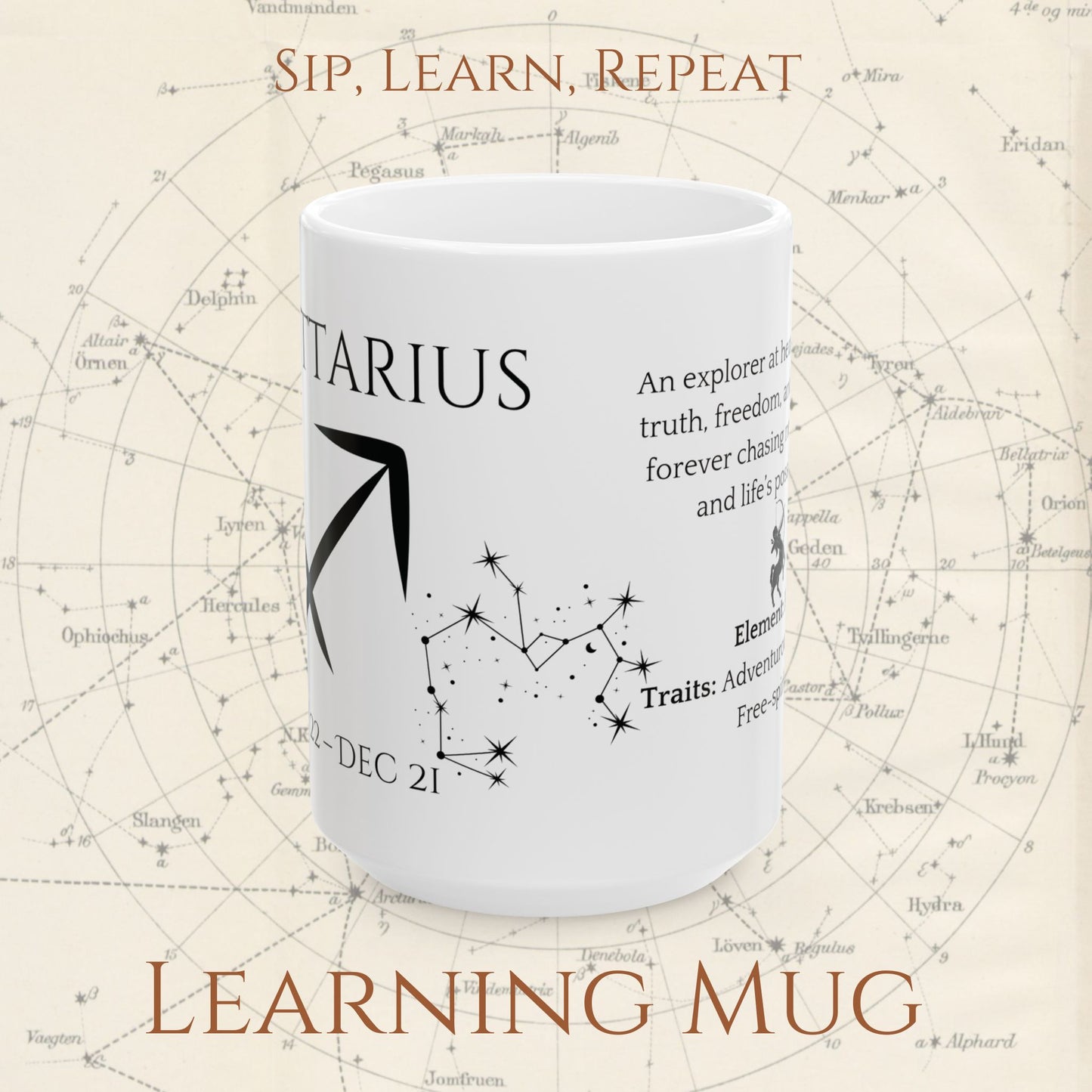 Sagittarius Zodiac Mug – Astrology Constellation & Personality Traits