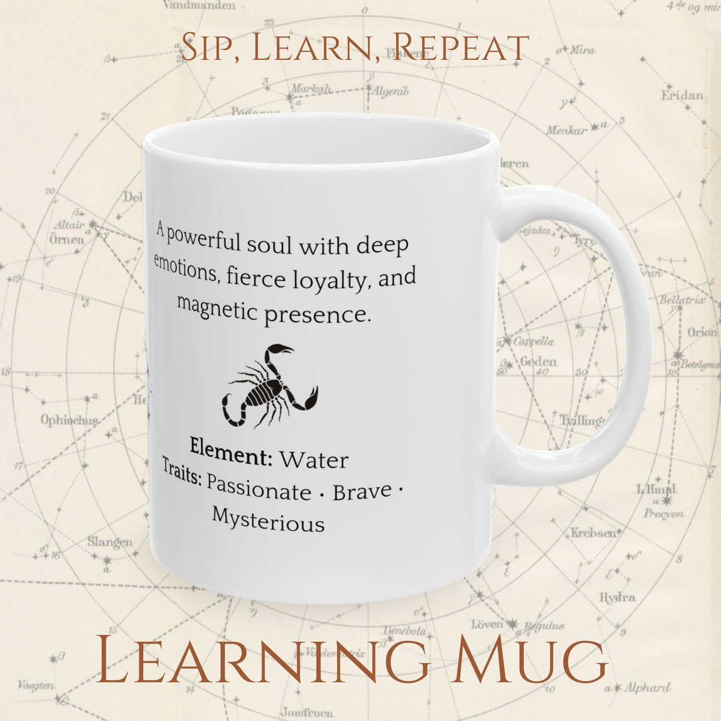 Scorpio Zodiac Mug – Astrology Constellation & Personality Traits