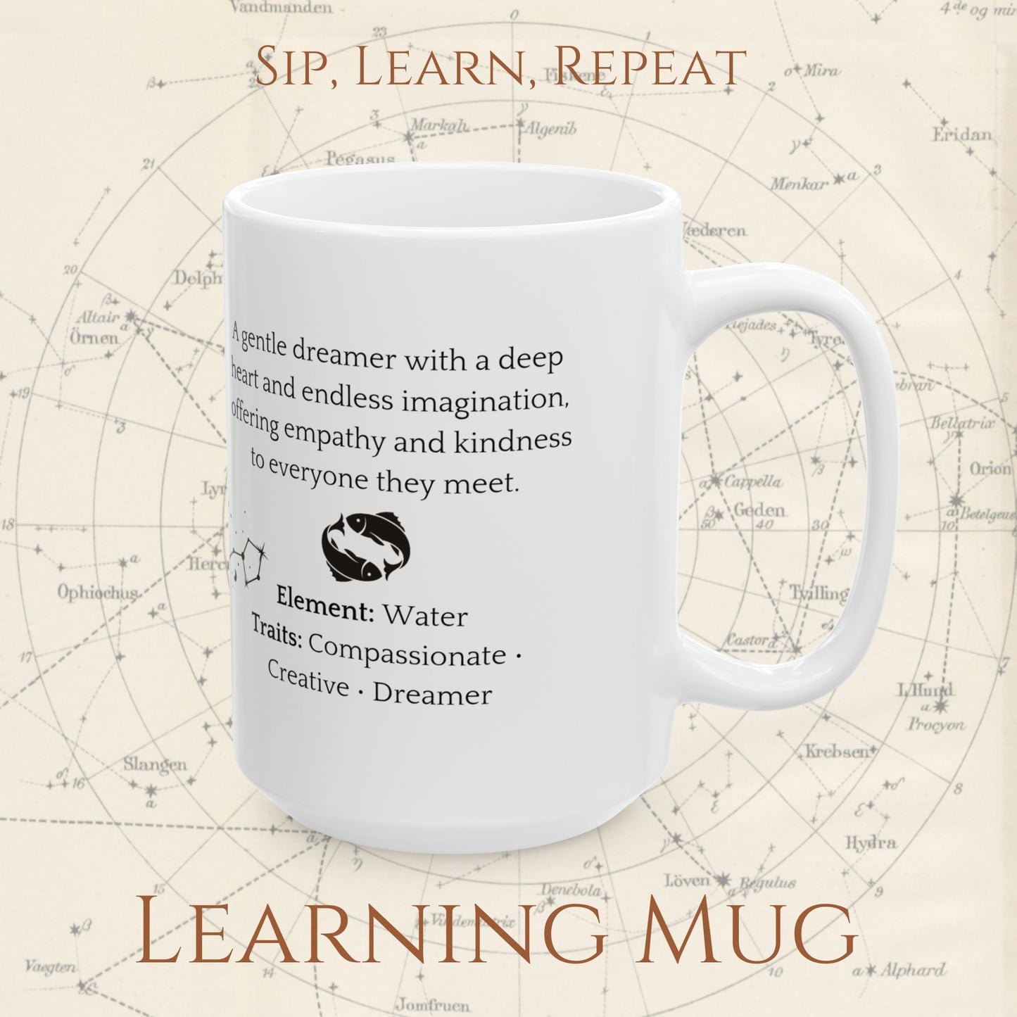 Pisces Zodiac Mug – Astrology Constellation & Personality Traits