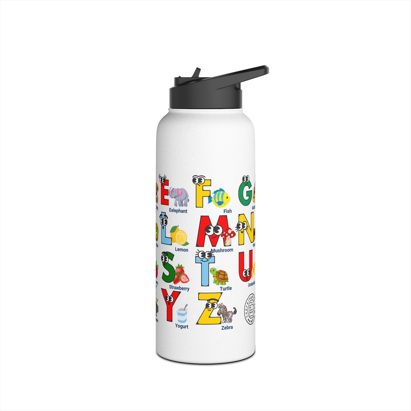 ABC Learning Water Bottle for Kids, Preschool Learning