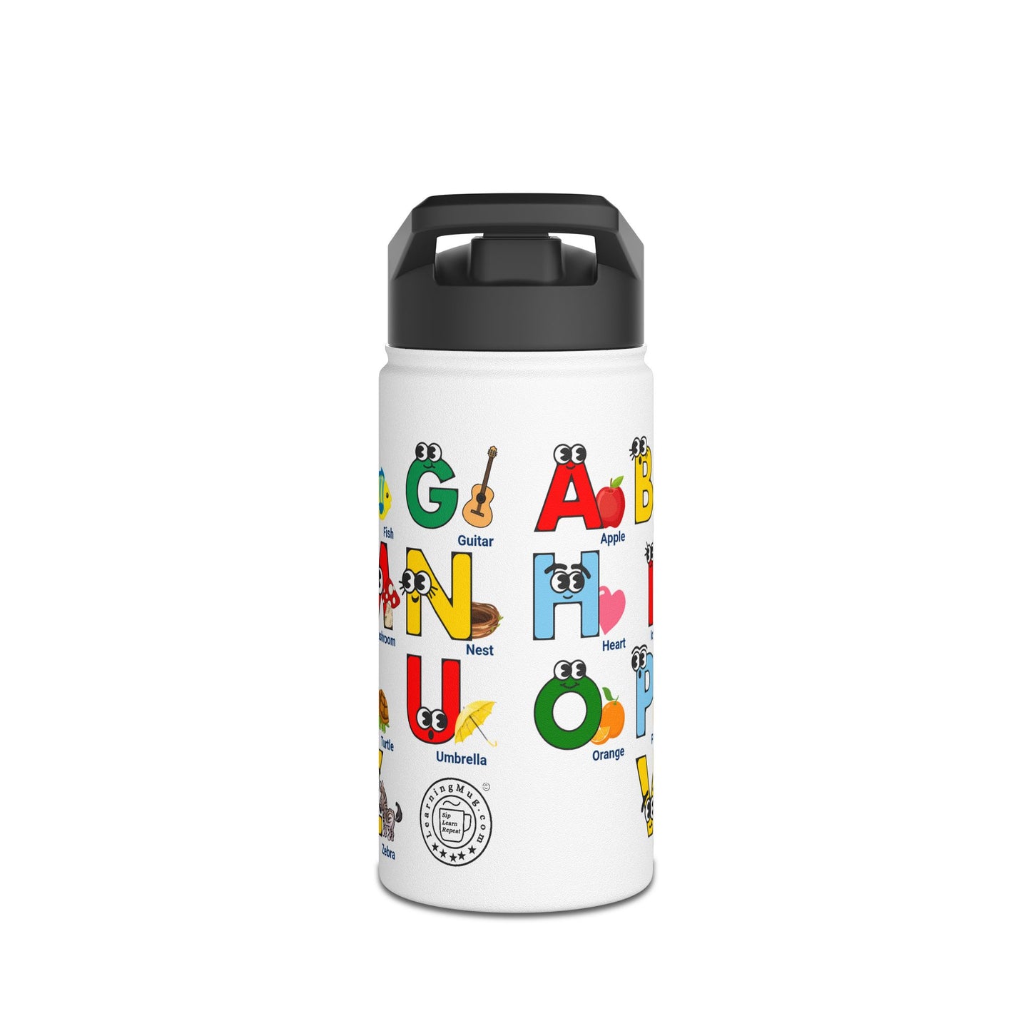 ABC Learning Water Bottle for Kids, Preschool Learning