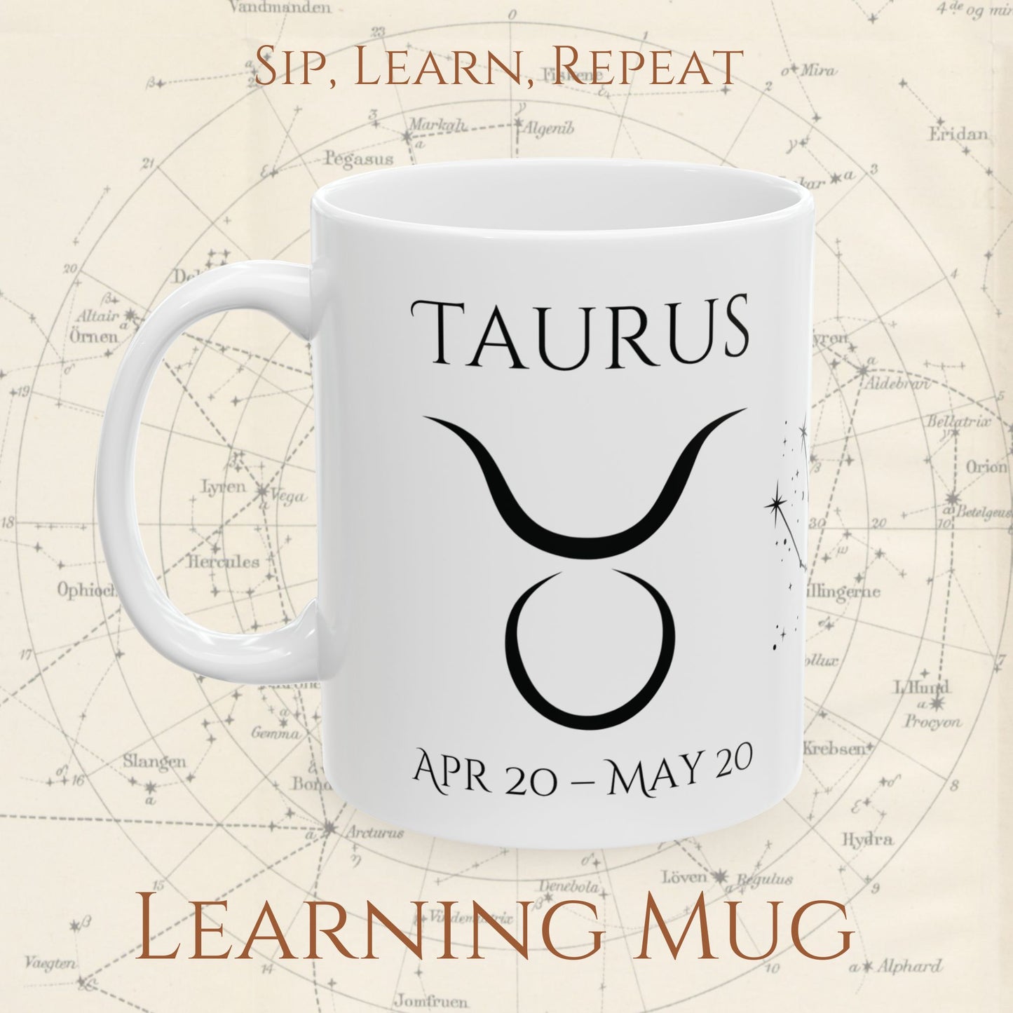 Taurus Zodiac Mug – Astrology Constellation & Personality Traits