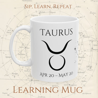 Taurus Zodiac Mug – Astrology Constellation & Personality Traits