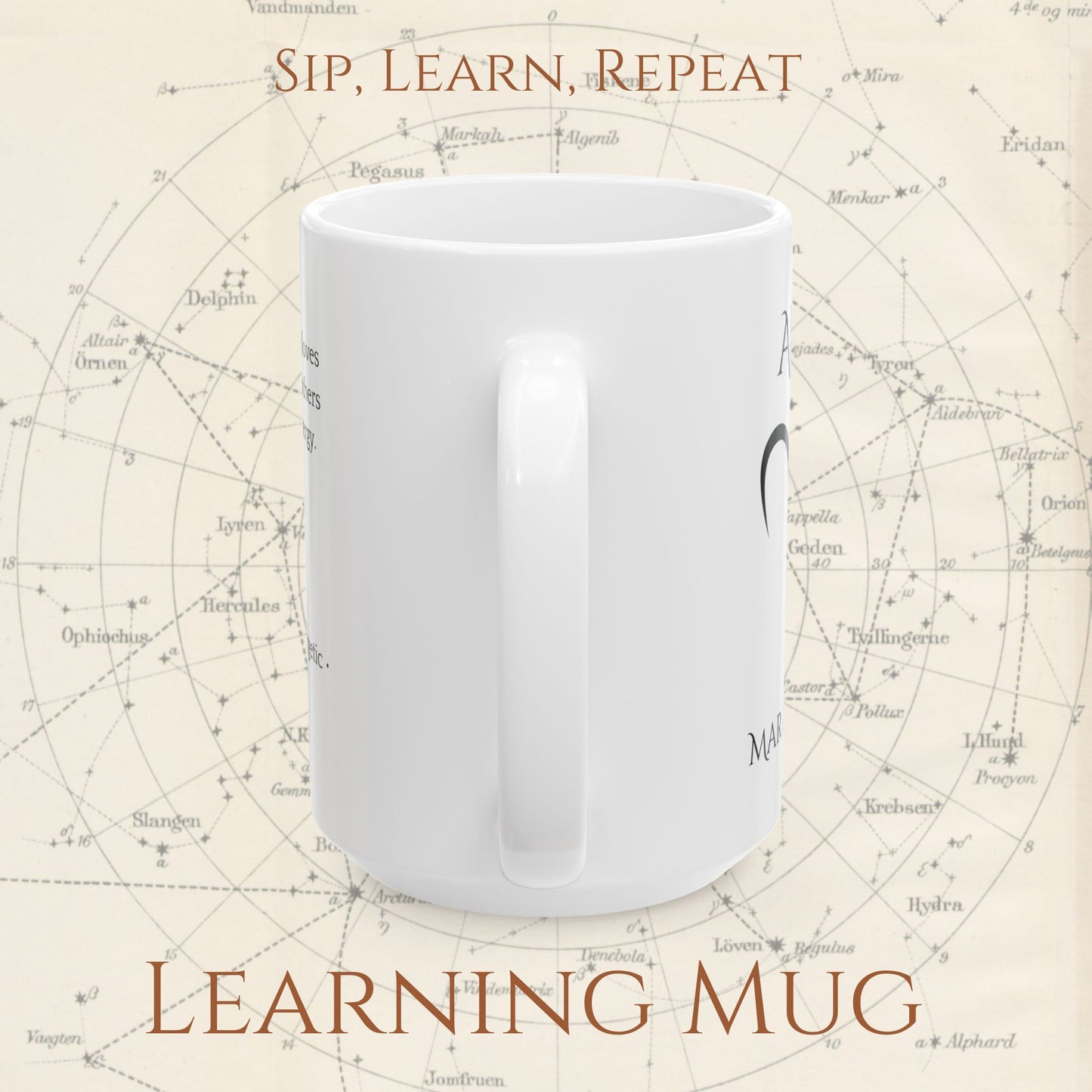 Aries Zodiac Mug – Astrology Constellation & Personality Traits