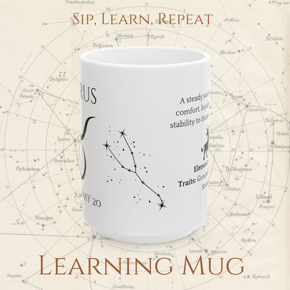 Taurus Zodiac Mug – Astrology Constellation & Personality Traits