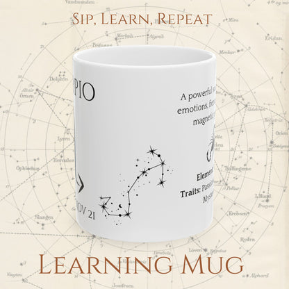 Scorpio Zodiac Mug – Astrology Constellation & Personality Traits