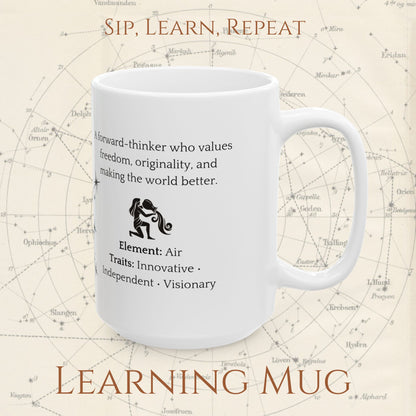 Aquarius Zodiac Mug – Astrology Constellation & Personality Traits