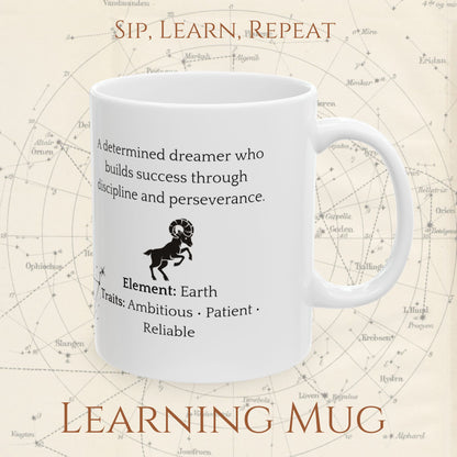 Capricorn Zodiac Mug – Astrology Constellation & Personality Traits
