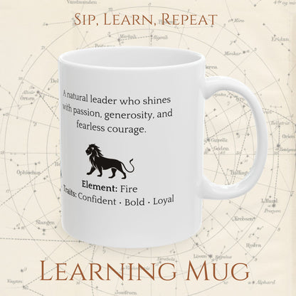 Leo Zodiac Mug – Astrology Constellation & Personality Traits