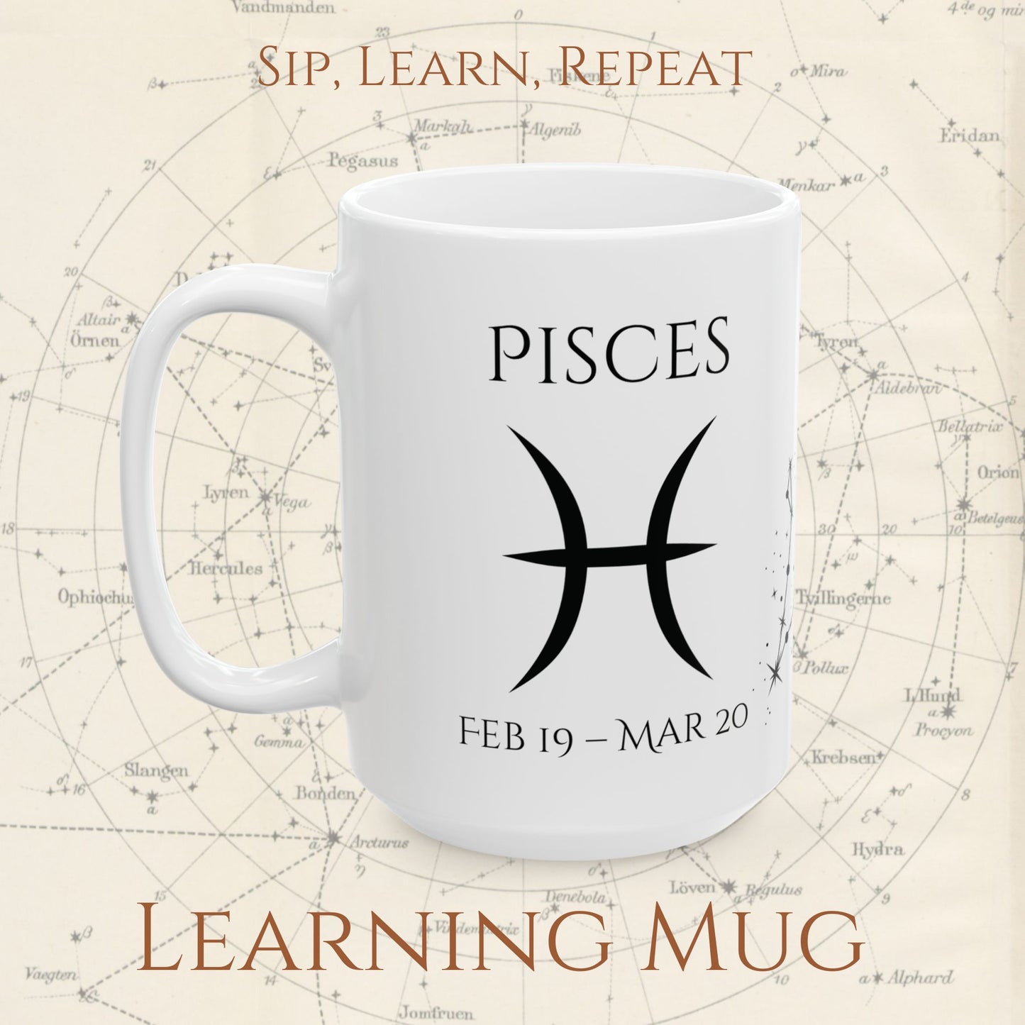 Pisces Zodiac Mug – Astrology Constellation & Personality Traits