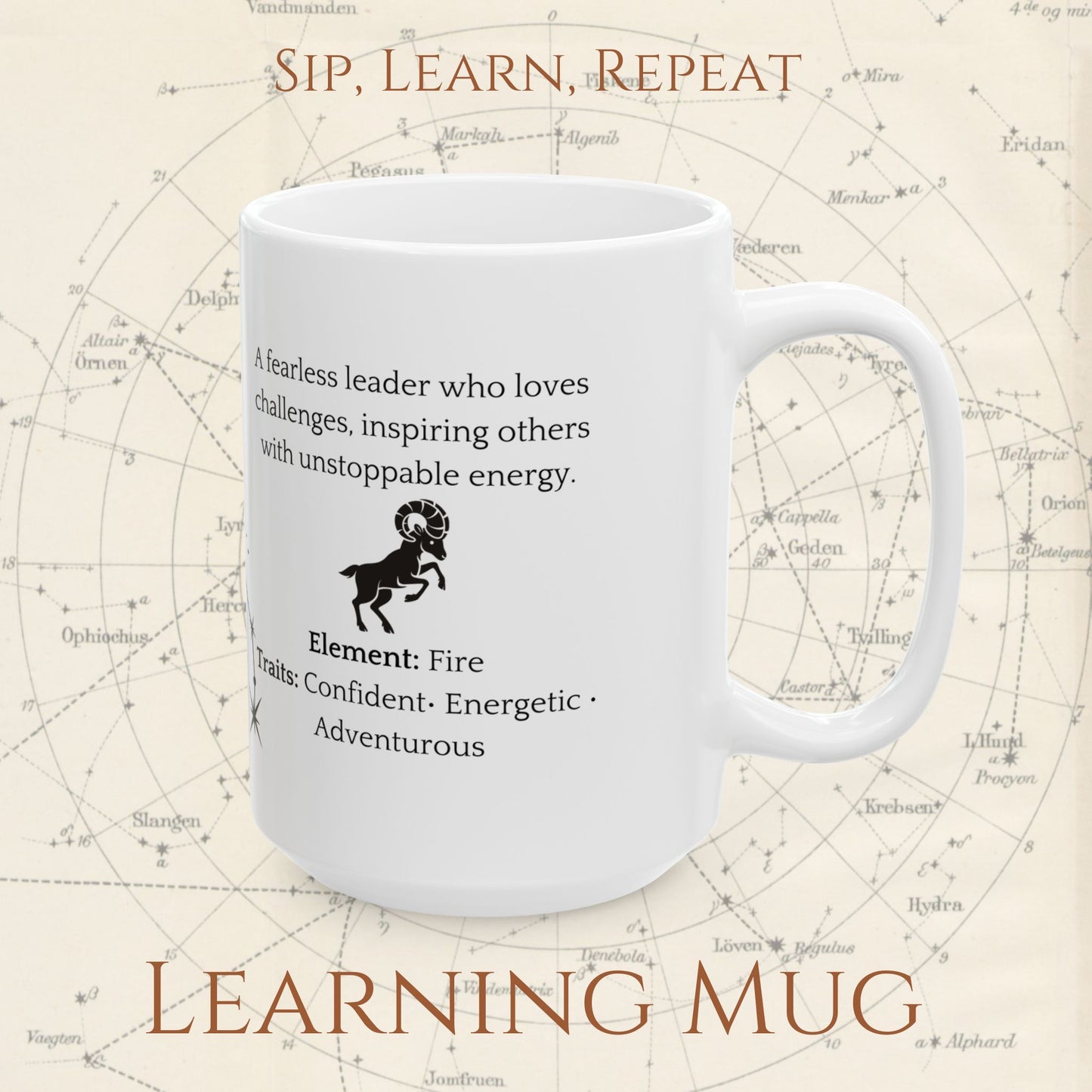 Aries Zodiac Mug – Astrology Constellation & Personality Traits