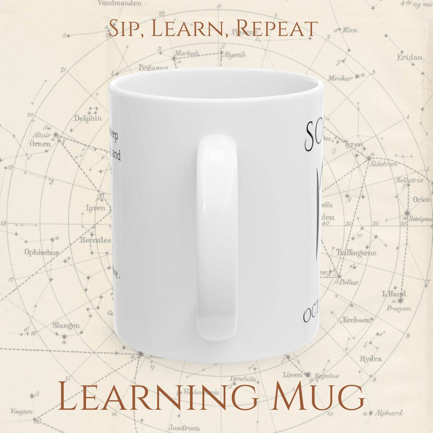 Scorpio Zodiac Mug – Astrology Constellation & Personality Traits