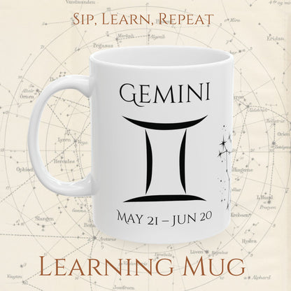 Gemini Zodiac Mug – Astrology Constellation & Personality Traits