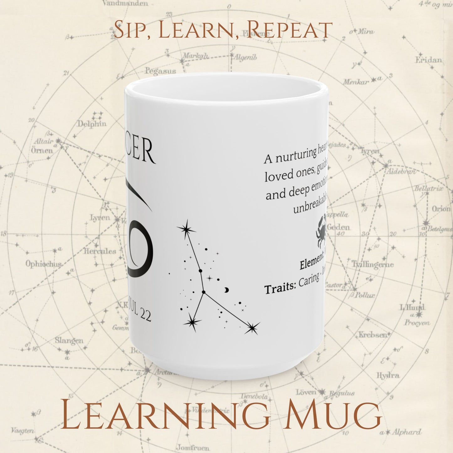 Cancer Zodiac Mug – Astrology Constellation & Personality Traits