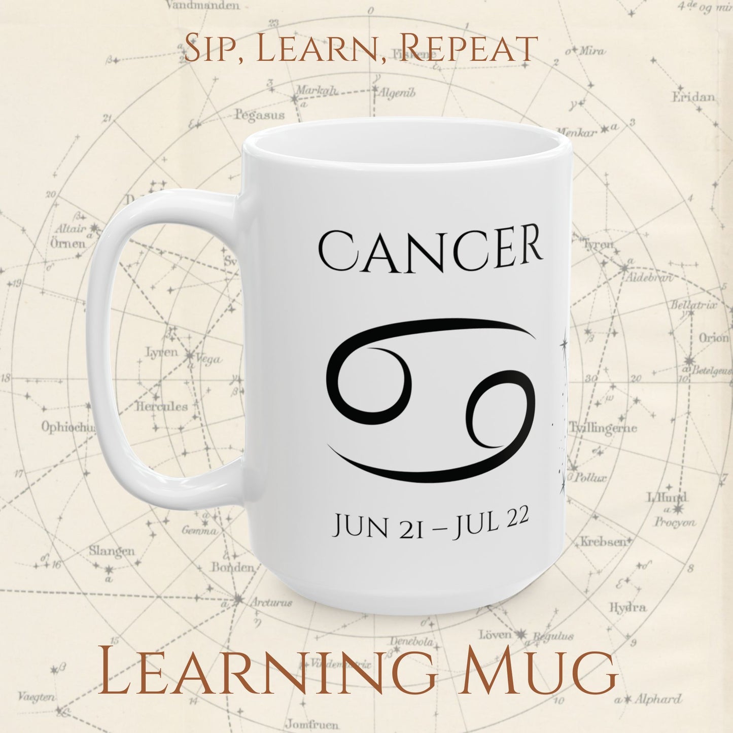 Cancer Zodiac Mug – Astrology Constellation & Personality Traits