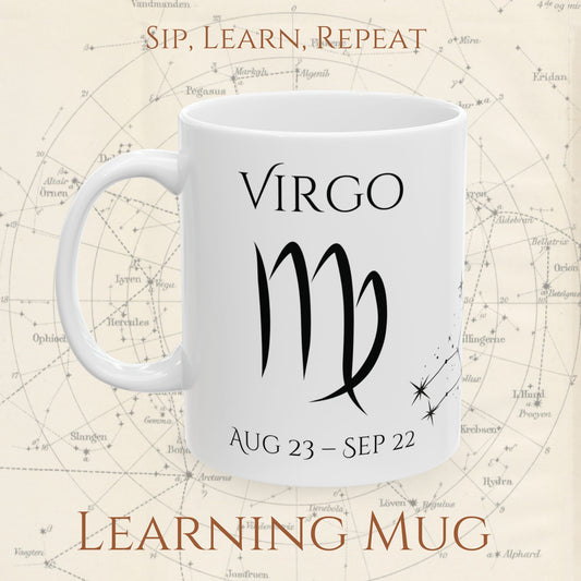 Virgo Zodiac Mug – Astrology Constellation & Personality Traits