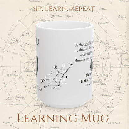 Virgo Zodiac Mug – Astrology Constellation & Personality Traits