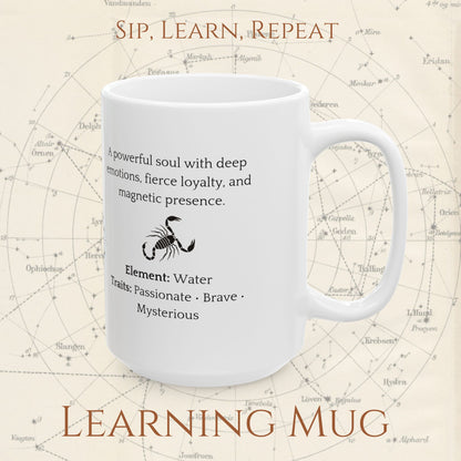 Scorpio Zodiac Mug – Astrology Constellation & Personality Traits