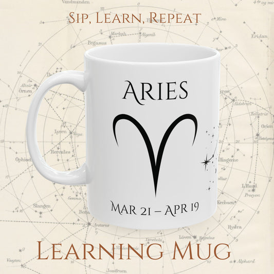 Aries Zodiac Mug – Astrology Constellation & Personality Traits